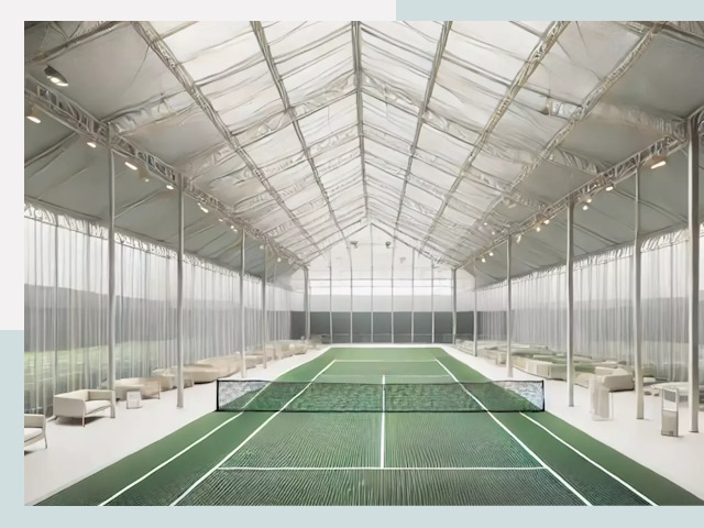 Строительство теннисных кортов в Ломоносове