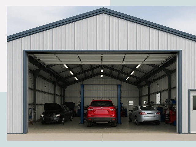 Ангары из сэндвич панелей от 615 руб. в Ломоносов