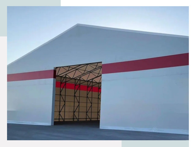 Быстровозводимые ангары в Ломоносове