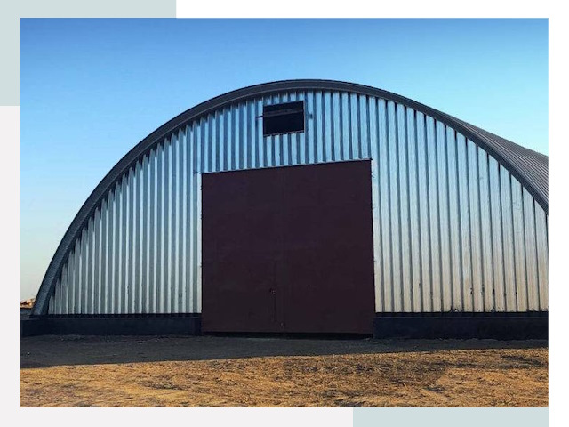 Арочные ангары в Ломоносове