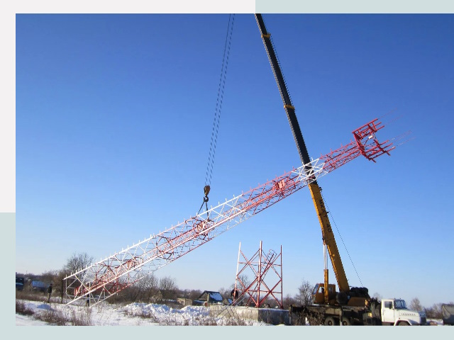 Строительство башен связи в Ломоносове от 615 руб.