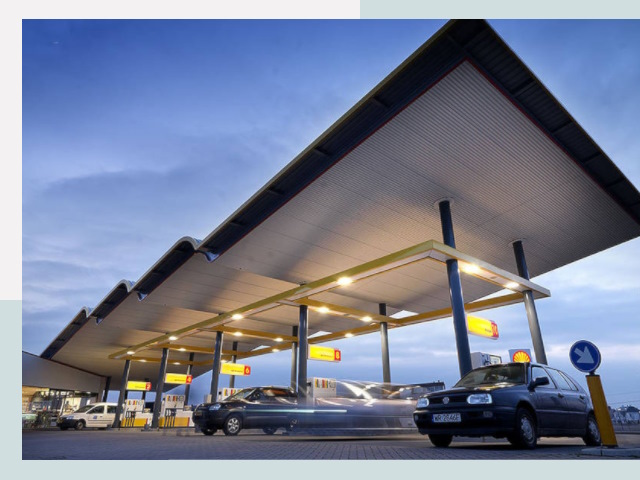 Навесы для АЗС в Ломоносов от 615 руб. - Защита и комфорт