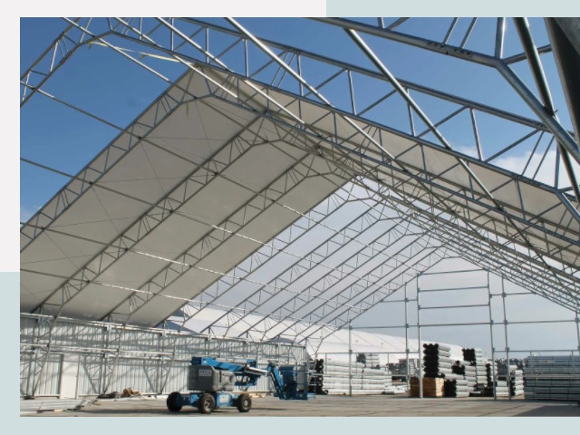Каркасно-тентовые сооружения от СтальСтрой-Лмн по цене 615 руб.