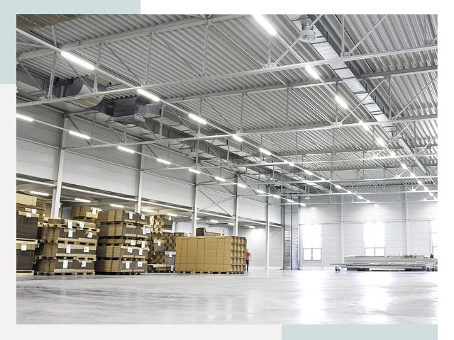 Освещение ангаров в Ломоносове