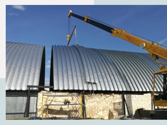 Реконструкция ангаров в Ломоносове от 615 руб.